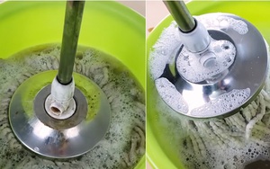 Cây lau nhà sạch bong chỉ bằng mẹo nhỏ dưới đây