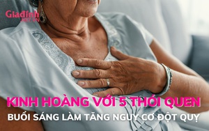 Cảnh báo nguy hiểm 5 thói quen buổi sáng làm tăng nguy cơ đột quỵ