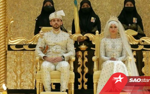 Đám cưới 10 ngày phủ đầy vàng và kim cương của Công chúa Brunei