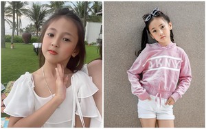 Cháu gái 7 tuổi của cựu Thứ trưởng Bộ xây dựng khiến dàn Hoa hậu Việt xuýt xoa khen ngợi