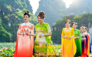 Trình diễn thời trang ở Hang Múa - Ấn tượng đọng lại của "Hương sắc mùa thu"
