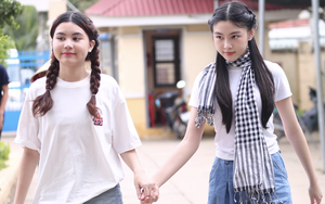 Video: Đến phim trường thăm ba, 2 ái nữ nhà Quyền Linh lập tức thành tâm điểm