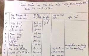 Nhiều trường học ở Hải Dương tiếp tục bị 'tố' có dấu hiệu lạm thu đầu năm