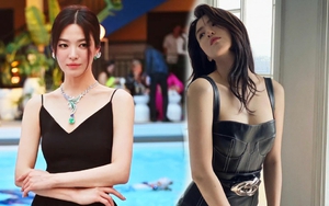 Song Hye Kyo và Han So Hee cùng mặc váy đen: Đàn chị quá an toàn, cô em lấn át với vẻ 'tắc kè hoa'