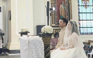 Ảnh hôn lễ Linh Rin và Phillip Nguyễn tại lễ đường ở Philippines