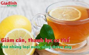Giảm cân, thanh lọc cơ thể nhờ những loại nước uống detox này