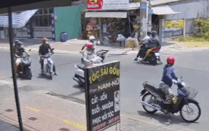 Xôn xao video người mặc quần áo dân quân tự vệ đánh học sinh vi phạm giao thông tại TP. HCM