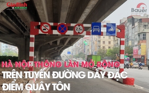 Hà Nội: Thông làn mở rộng trên tuyến đường dày đặc điểm quây tôn