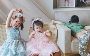 1 ngày bình thường của mẹ bỉm, chăm 3 con nhưng vẫn có thời gian cắm hoa, làm bánh