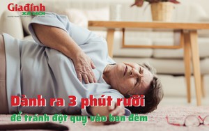 Dành ra 3 phút rưỡi để tránh đột quỵ vào ban đêm