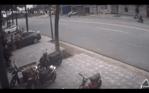 Video: Thót tim cảnh xe tải phóng như 'tự sát' rồi lao thẳng vào gốc cây