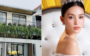 Biệt thự mới mà Hoa hậu Tiểu Vy vừa hoàn thành tặng bố mẹ mang phong cách đối lập với căn nhà cũ 'đậm chất Hội An'