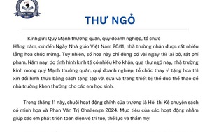 Thầy hiệu trưởng viết thư ngỏ xin 'đổi quà' ngày 20/11 khiến nhiều người bất ngờ