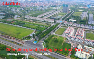 Diễn biến giá nhà riêng lẻ tại Hoài Đức, Hà Nội những tháng cuối năm 2024