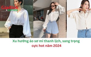 Xu hướng áo sơ mi thanh lịch, sang trọng cực hot năm 2024