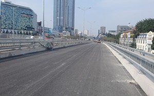 Hình ảnh mới nhất tại cầu vượt thép Mai Dịch trước ngày thông xe