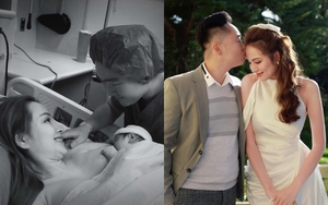 Chồng thứ 3 của Diễm Hương vỡ òa khi chứng kiến vợ sinh con