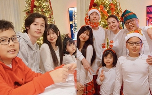 Đại gia đình Jennifer Phạm mừng Giáng sinh ở Mỹ