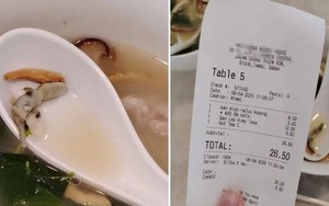 Đang ăn súp, người phụ nữ 'tái mặt' khi phát hiện thứ đáng sợ