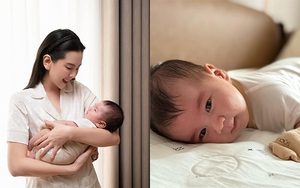 MC Mai Ngọc khoe khoảnh khắc đáng yêu của con trai 2 tháng tuổi khiến nhiều người bất ngờ