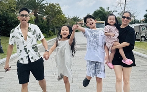 Khánh Thi - Phan Hiển đưa các con đi nghỉ hè, khán giả khen 'cả nhà đẹp như tranh'