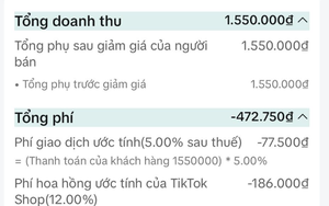 Người bán TikTok Shop 'tiến thoái lưỡng nan' vì phí sàn tăng mạnh