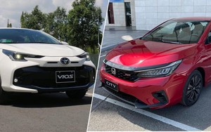 Giá ô tô sedan hạng B tại Việt Nam giảm mạnh trước Tết, Toyota Vios, Honda City, Hyundai Accent thấp chưa từng thấy, chỉ ngang xe hạng A
