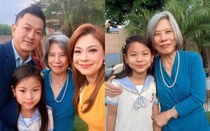 'Búp bê' Thanh Thảo khoe mẹ chồng 88 tuổi khỏe đẹp