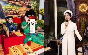 Không khí Tết rộn ràng trong bữa tiệc tất niên ở biệt thự 1000m2 của Giáng My