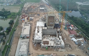 Nhà máy điện rác Greenity Nam Định dần 'hiện hình' sau hơn 2 năm khởi công