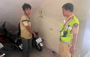 Trộm xe che biển số, bị phát hiện khi gặp CSGT đang đi tuần tra