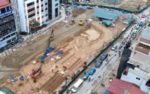 Hà Nội: Cận cảnh đại công trường 7.200 tỷ đường Vành đai 1 đang hối hả thành hình