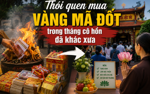 Thói quen mua vàng mã đốt trong tháng 7 âm lịch đã khác xưa