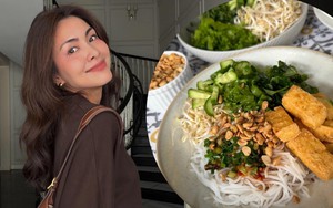 Tháng 7 âm, học Tăng Thanh Hà làm món chay nhanh gọn, công thức đơn giản