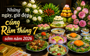 Những ngày, giờ đẹp cúng Rằm tháng 7 sớm năm 2026 phù hợp với từng con giáp