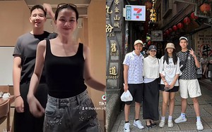 Con trai Hoa hậu Thùy Lâm gây sốt khi 'đu trend' cùng mẹ