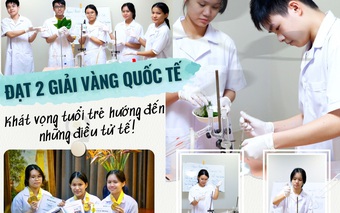 Đạt giải vàng Quốc tế khát vọng tuổi trẻ hướng đến những điều tử tế 

