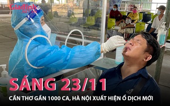 Tình hình COVID-19 trên toàn quốc sáng 23/11