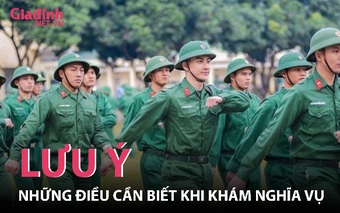 Những điều cần lưu ý khi đi khám sức khỏe nghĩa vụ quân sự