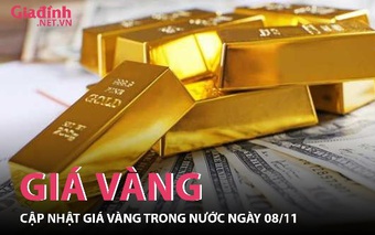 Cập nhật giá vàng mới nhất ngày 08/11