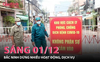Tình hình COVID-19 trên toàn quốc sáng ngày 01/12