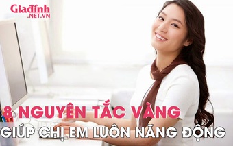 INFOGRAPHIC: 8 nguyên tắc vàng giúp chị em luôn năng động nơi công sở