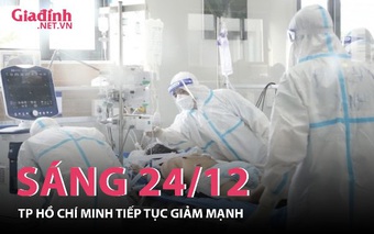 INFORGRAPHIC: Tình hình COVID-19 trên toàn quốc sáng 24/12