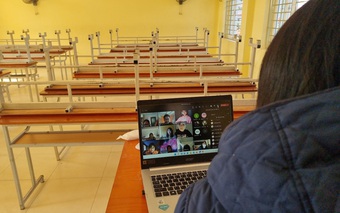 Hải Phòng: Những hình ảnh lớp học chưa từng bắt gặp trong dịch COVID-19