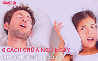 6 cách chữa ngủ ngáy đơn giản, rẻ tiền, hiệu quả