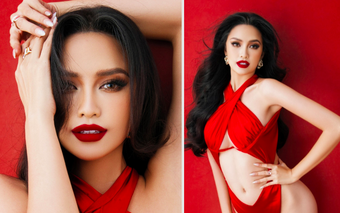 Ngọc Châu khoe vẻ 'nóng bỏng' trước bán kết Miss Universe 2022