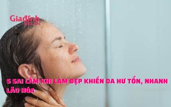 5 sai lầm khi làm đẹp khiến da hư tổn, nhanh lão hóa
