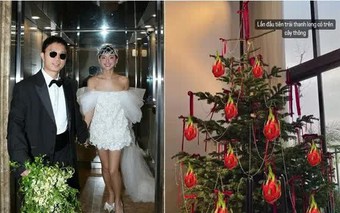Cây thông Noel kỳ lạ trong nhà fashionista Khánh Linh khiến cộng đồng 'ngã ngửa' vì tốc độ bắt trend đỉnh cao