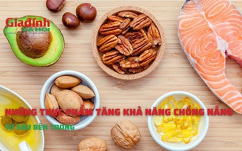 Những thực phẩm tăng khả năng chống nắng từ sâu bên trong