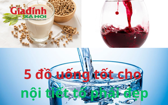 5 loại đồ uống tốt cho nội tiết tố phái đẹp
